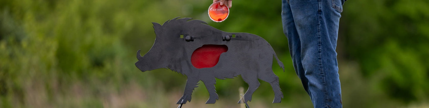 AR500 Steel Wild Boar Thermal Vital Target